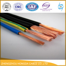 Toutes les couleurs 450 / 750V PVC ont isolé le câble électrique H07V-R 1 * 1.5mm2